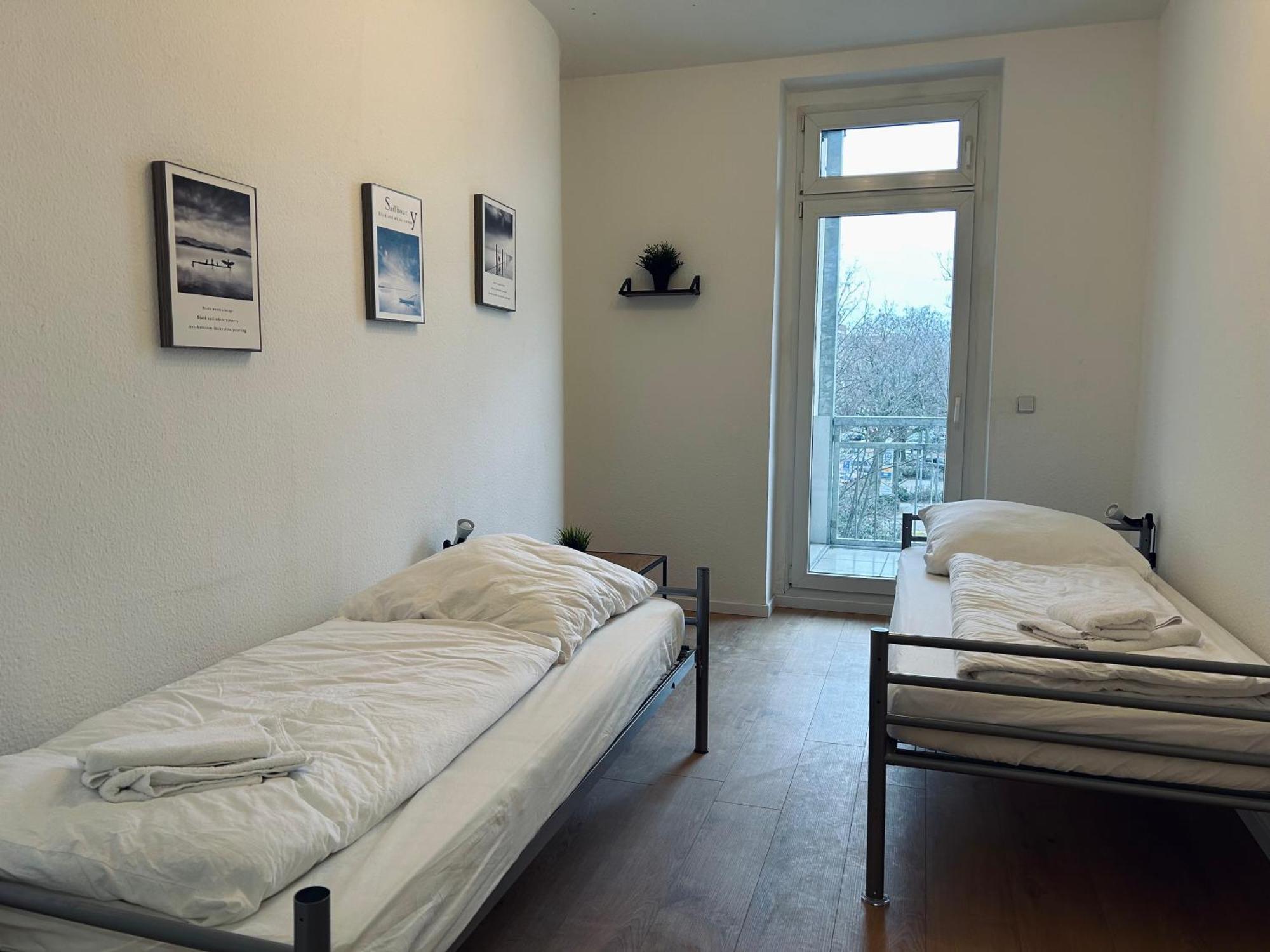 לייפציג 2 Schlafzimmer-Balkon-Kueche-Parkplatz-Designerbad מראה חיצוני תמונה